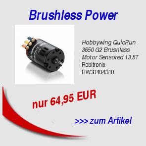 Hobbywing QuicRun 3650 G2 Brushless Motor Sensored 13.5T 64,95 EUR